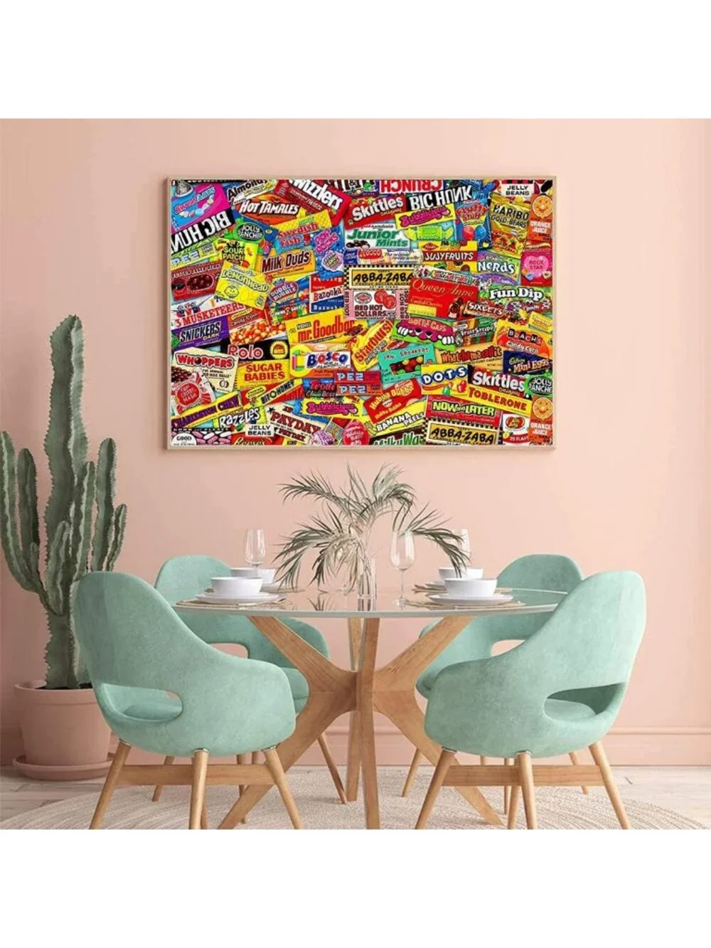 1000 Piece Jigsaw Puzzle - Crazy Candy Design for Adults & Kids - Fun Home Decor